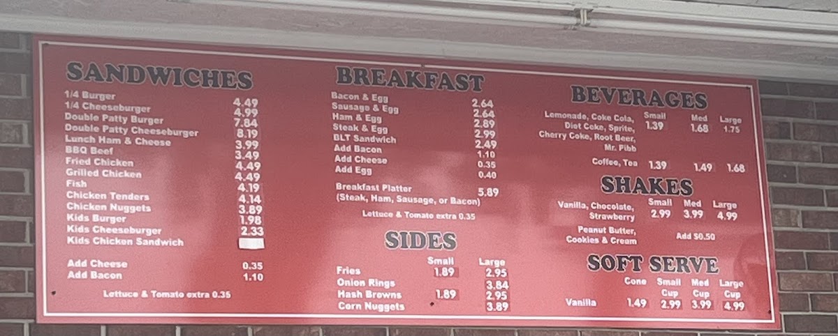 Ralph’s Burger House Menu - Image 3